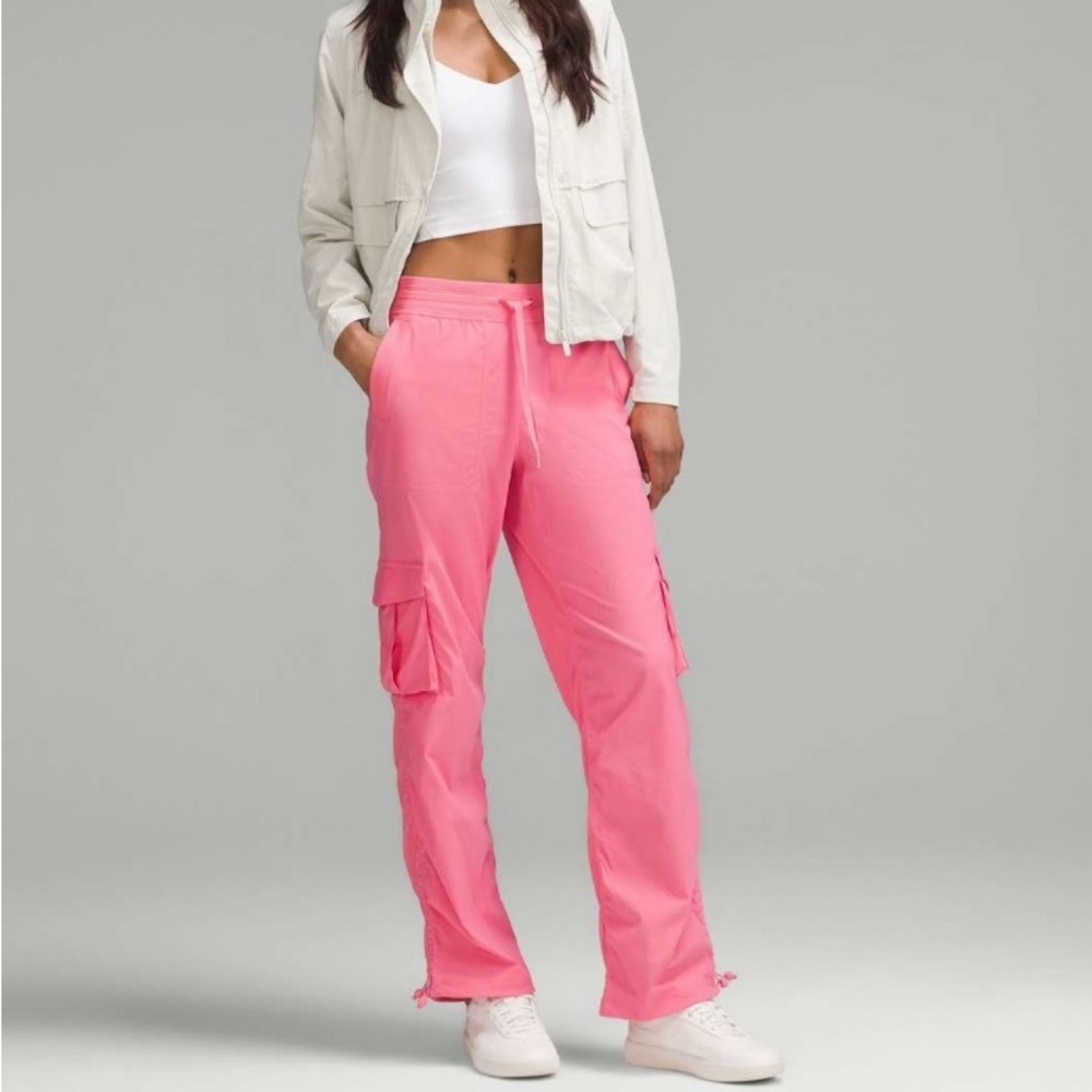 lululemon athletica Pink Cargo Track Pants